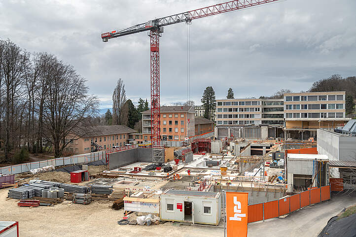 Suivi du chantier de l'hôpital psychiatrique de CERY, 2ème tra