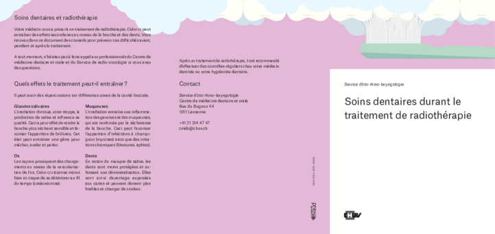 Flyer soins dentaire