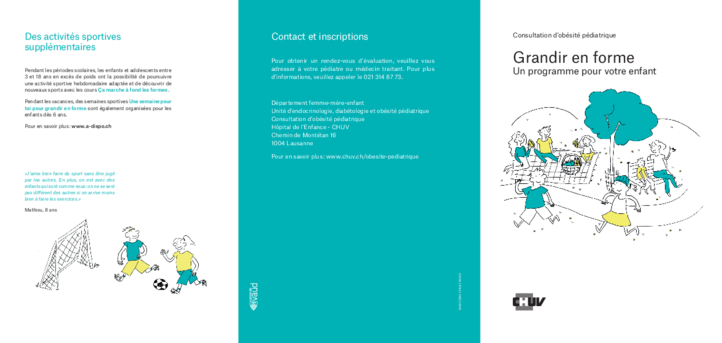 Flyer Grandir en forme