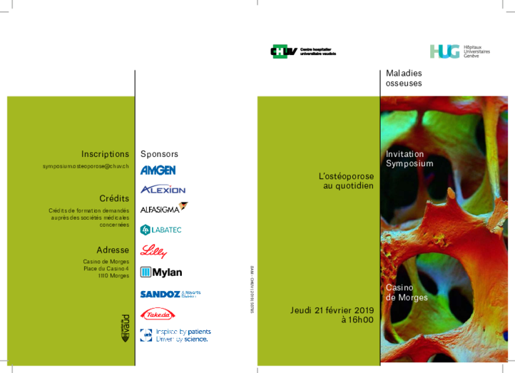 Symposium Ostéoporose Quotidien