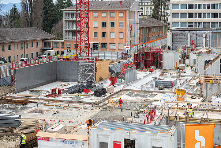 Suivi du chantier de l'hôpital psychiatrique de CERY, 2ème tra