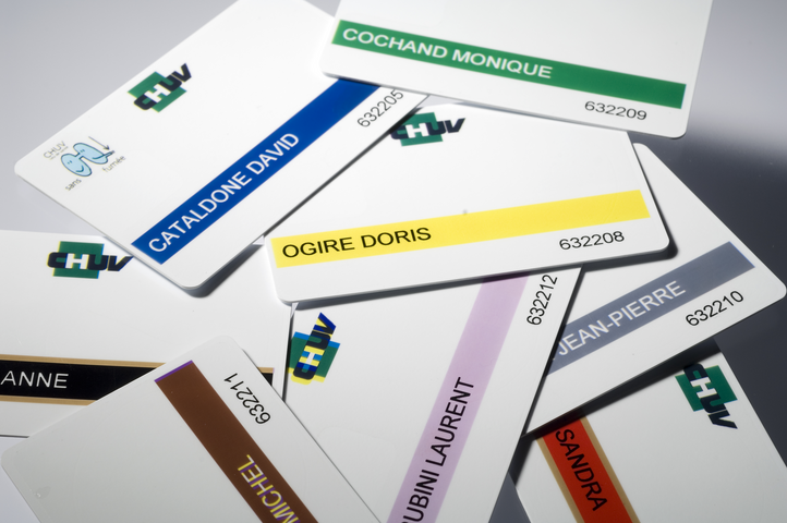 Badge d'identification CHUV